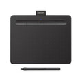 Wacom Intuos Small Bluetooth Graphics Drawing Tablet, 4 Customizable ExpressKeys, Portable for Teachers, Students and Creators, Compatible with Chromebook Mac OS Android and Windows - Black