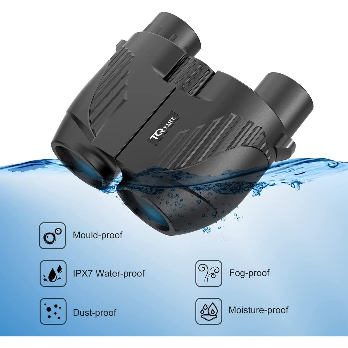 20x25 Binoculars for Adults and Kids, High Power Easy Focus Compact Binoculars with Low Light Vision for Bird Watching and Travel
