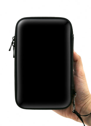 ADVcer 3DS Case, EVA Waterproof Hard Shield Protective Carrying Case with Detachable Hand Wrist Strap Compatible with Nintendo New 3DS, 3DS, 2DS XL or DSi, DS Lite, Black