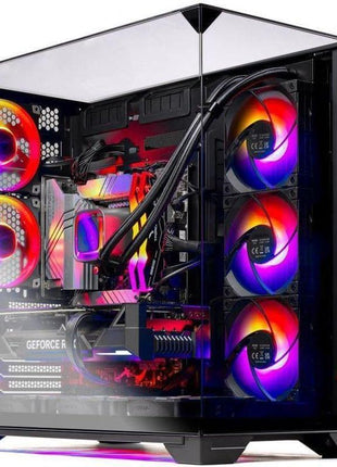 Skytech Gaming O11 Vision Gaming PC, AMD Ryzen 7 7800X3D 4.2GHz, NVIDIA RTX 5070 Ti 16GB VRAM, 1TB Gen4 NVMe SSD, 32GB DDR5 RAM 6000, 850W Gold ATX 3 PSU, 360 ARGB AIO, WI-FI 5, Windows 11, Desktop