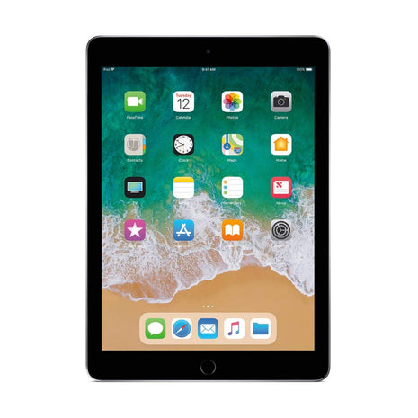Apple iPad 9.7-inch Retina Display with WIFI, 32GB, Touch ID, 2017 Mode - Space Gray (Renewed) | Retina Display, WIFI, Touch ID, 2017 Model, Renewed