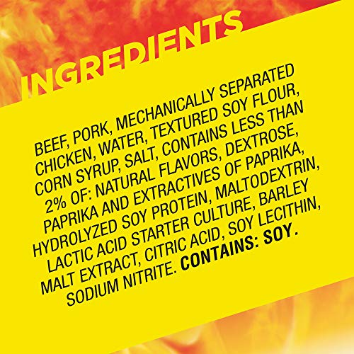Slim Jim Monster Smoked Meat Sticks, Original Flavor, High Protein, Camping Snack, 1.94 oz. (18 Count)