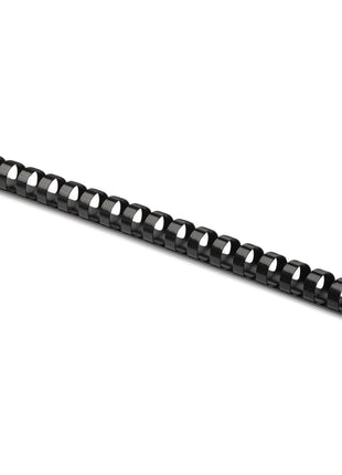 Fellowes 52326 Plastic Binding Combs - Round Back, 1/2 Inches, 90 Sheets, Black, 100 Pack