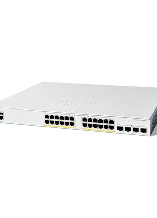 Cisco Catalyst 1300-24FP-4X Managed Switch, 24 Port GE, Full PoE, 4x10GE SFP+, Limited Lifetime Protection (C1300-24FP-4X)