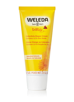Weleda Baby Calendula Diaper Cream, 2.8 Fluid Ounce, Plant Rich Protection with Calendula, Chamomile, Sweet Almond Oil, Lanolin and Zinc Oxide