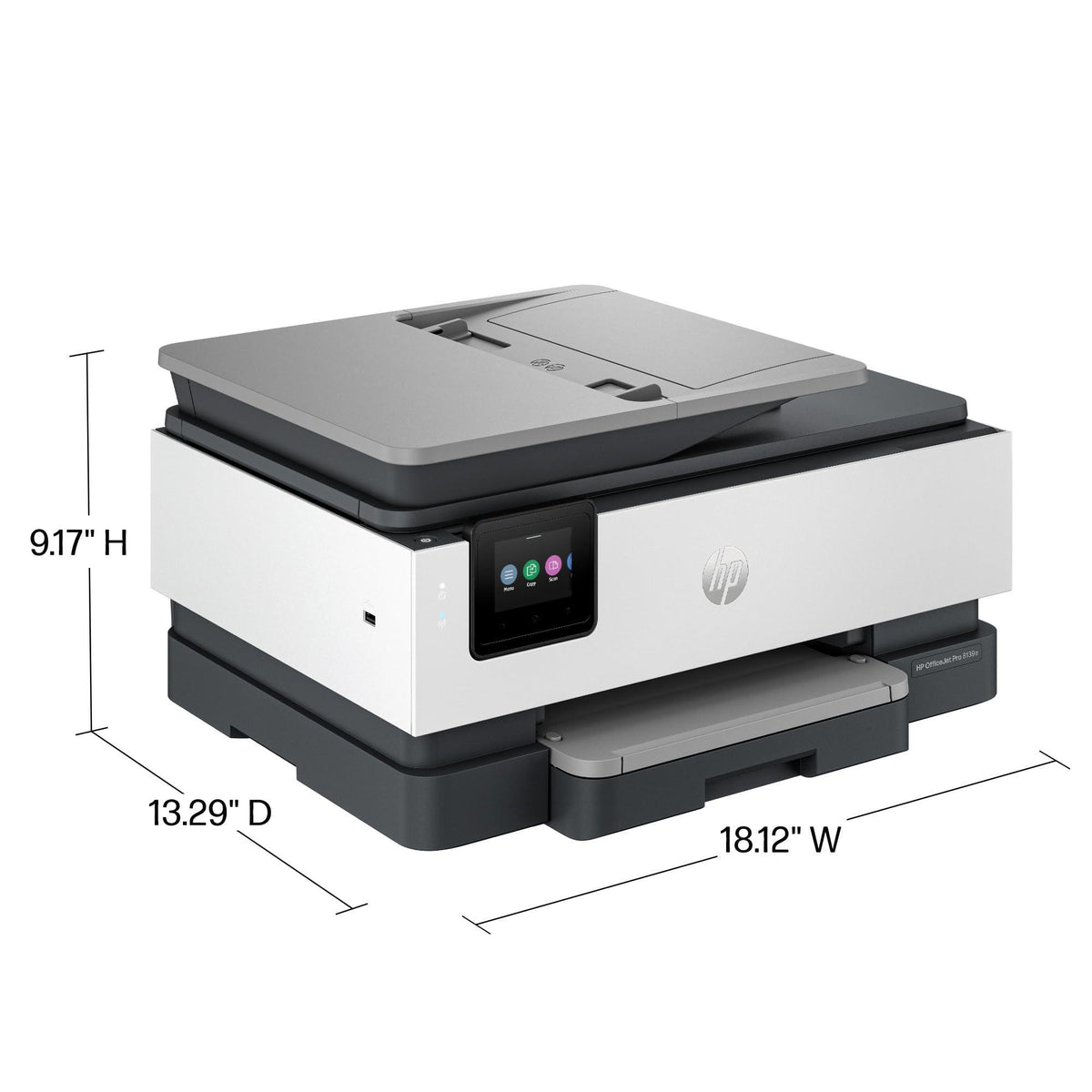 HP OfficeJet Pro 8139e Wireless All-in-One Color Inkjet Printer, Print, scan, Copy, fax, ADF, Duplex Printing Best-for-Home Office, 1 Year Instant Ink Trial Included
