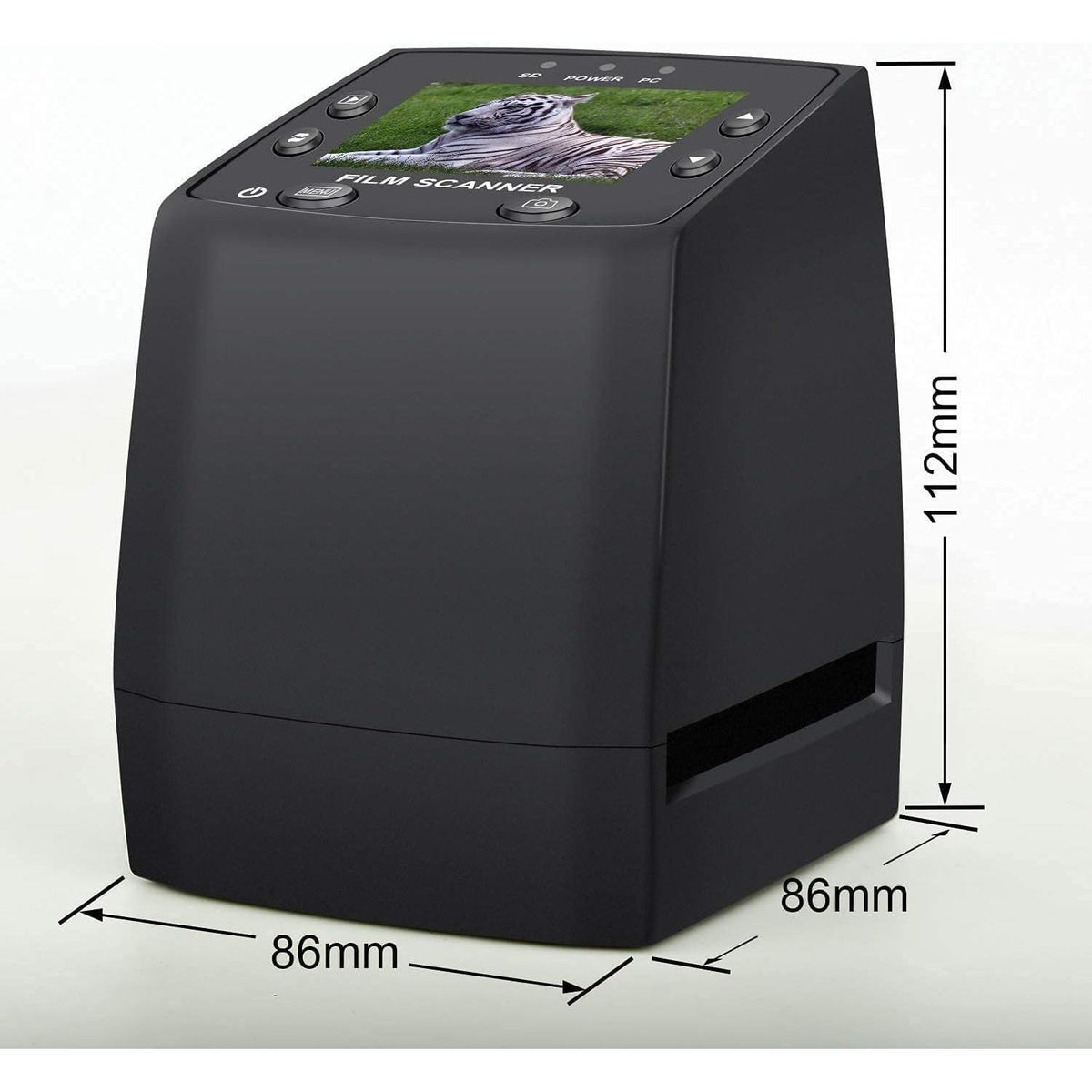DIGITNOW! 135 Film Negative Scanner High Resolution Slide Viewer,Convert 35mm Film &Slide to Digital JPEG Save into SD Card, with Slide Mounts Feeder No Computer/Software Required