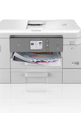 Brother MFC-J4535DW INKvestment -Tank All-in-One Color Inkjet Printer with NFC, Duplex and Wireless Printing Plus Up to 1-Year of Ink in-Box, White