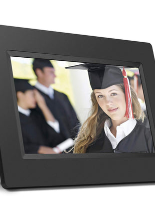 Aluratek 7 Inch LCD Digital Photo Frame with Auto Slideshow Using USB & SD/SDHC (ADPF07SF) – Black