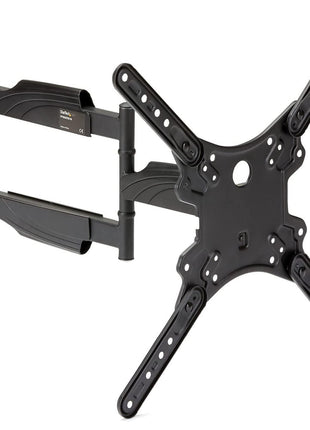StarTech.com Full Motion TV Wall Mount - 32-55 inch (77lb/35kg) VESA Displays - Low Profile Universal Flat Screen TV Wall Mount - Heavy Duty Adjustable Tilt/Swivel Articulating Arm Bracket (FPWARTB1M)