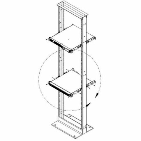 Liebert 2POSTRMKIT1U 1u 2 Post Rack Mount Kit For Perp Use With 1u Psi5 Ups 1u Gxt5 Eb
