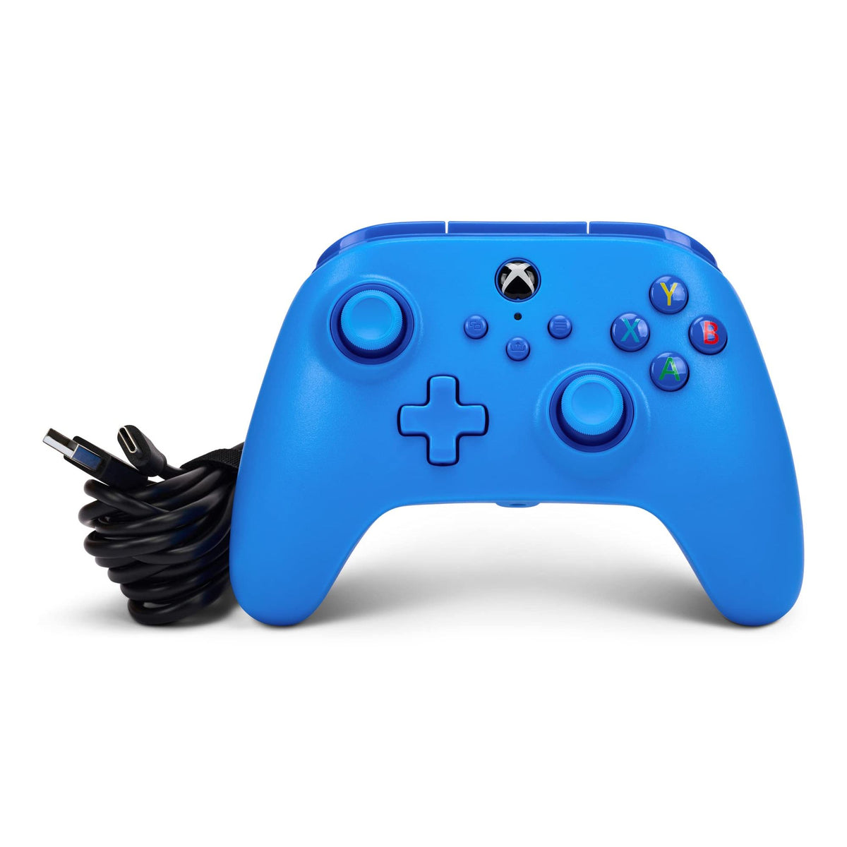 PowerA Wired Controller for Xbox Series X|S - Blue, gamepad, video game/gaming controller, works with Xbox One, Officially Licensed