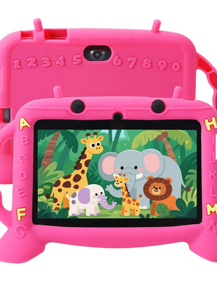 MengDash Kids Tablet,Android 11 Tablet for Kids 2-10 3GB RAM+32GB ROM (Red) | kids tablet android 11 3+32rom