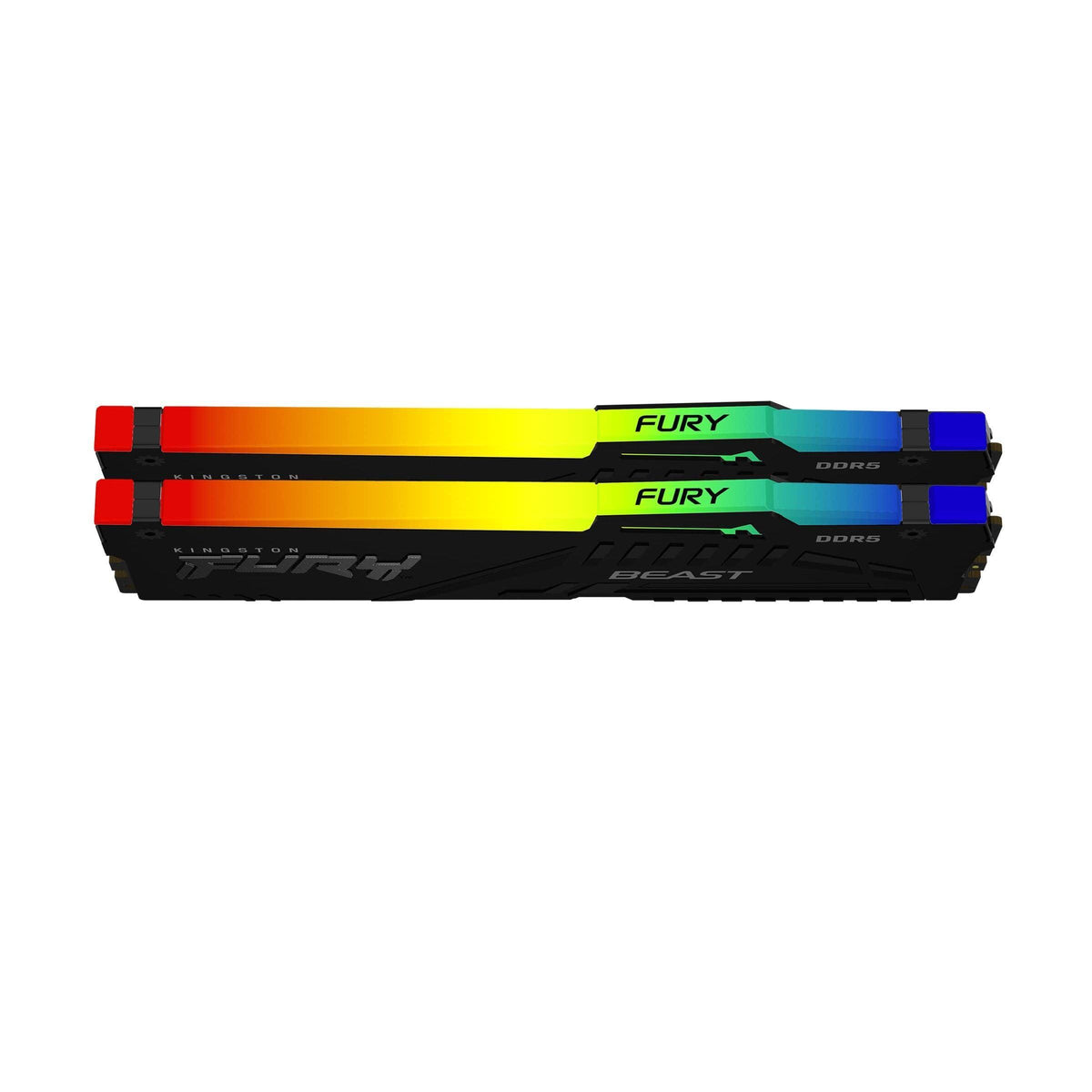 Kingston Fury Beast Black RGB 64GB (2x32GB) 5200MT/s DDR5 CL40 DIMM Desktop Gaming Memory Kit of 2 AMD Expo/Intel XMP - KF552C40BB2AK2-64