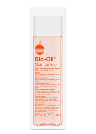 Bio-Oil Skincare Body Oil Serum, Scars & Stretch Marks, 6.7 fl oz | Dermatologist Recommended, Vitamin E & A, Dry & Sensitive Skin, Non-Comedogenic, Face and Body, Scar Treatment