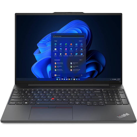 Lenovo ThinkPad E16 Gen 1 21JN0073US 16 inch Notebook - WUXGA - 1920 x 1200 - Intel Core i7 13th Gen i7-1355U Deca-core (10 Core) 1.70 GHz - 16 GB Total RAM - 8 GB On-Board Memory - 512 GB SSD - Graphite