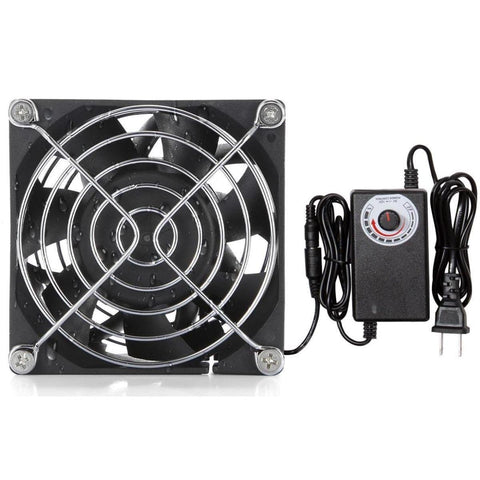 Pano-Mounts 8038ACIP1PACKC 80 mm Moisture-Proof 8038 Small Computer Muffin Exhaust Vent Case Fan Black