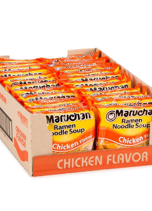 Maruchan Ramen Chicken, Instant Ramen Noodles, Ready to Eat Meals, 3 Oz, 24 Count