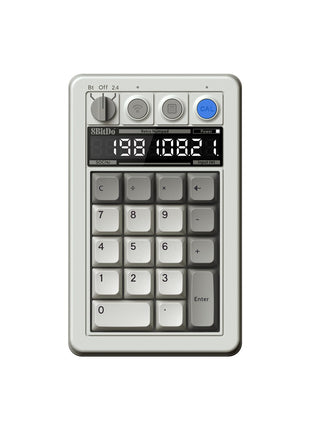 8BitDo Retro 18 Mechanical Numpad, Supports Calculator Mode, Bluetooth/2.4G/Wired Numpad for Windows and Android - M Edition