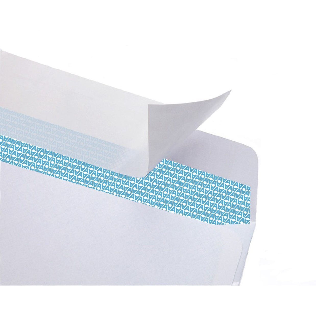 Aimoh 500#10 Security Self Seal Envelopes, Windowless, Premium Security Tint Pattern, Ultra Strong Quick Seal Closure, EnveGuard, Size 4-1/8 x 9-1/2", White, 24LB, 500 Count(34010)