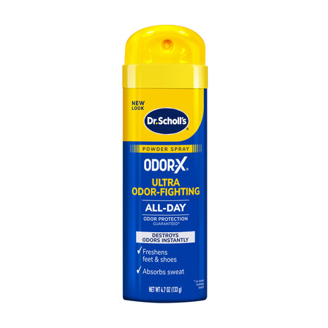Dr. Scholl?? Odor x ODOR FIGHTING Spray Powder // All Day Odor Protection and Sweat Absorption   Packaging May Vary