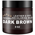 STARTSO WORLD Leather Recoloring Balm, Dark Brown Leather Repair Kit for Furniture, Leather Dye, Leather Color Restorer for Couches, Leather Couch Paint | Repair, Restore Faded & Scratched Leather