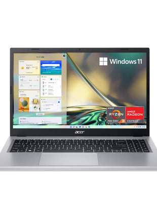 acer Aspire 3 A315-24P-R7VH Slim Laptop | 15.6" Full HD | AMD Ryzen 3 7320U Quad-Core | AMD Radeon Graphics | 8GB LPDDR5 | 128GB NVMe SSD | Wi-Fi 6 | Windows 11 Home