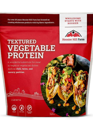 Hoosier Hill Farm Textured Vegetable Protein, 2LB (Pack of 1)