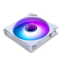 Phanteks M25-140 Gen2 Reversed Blade, 140mm ARGB High Performance Cooling Fans, Daisy-Chain Unified Fan Frame, Infinity Mirror hub, Single Cable Connection, White