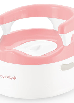 Jool Baby Potty Chair for Toddler Toilet Training - Splash Guard & Back Support (Pink)