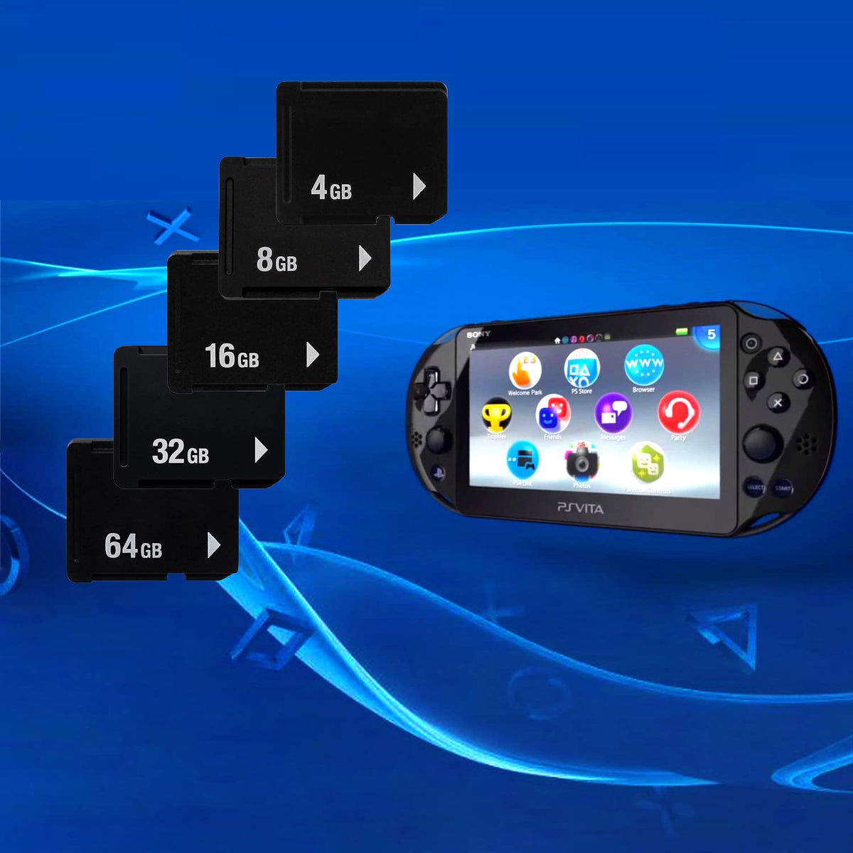 OSTENT 8GB Memory Card Stick Storage for Sony PS Vita PSV 1000/2000 PCH-1000/PCH-2000 Console PCH-Z081