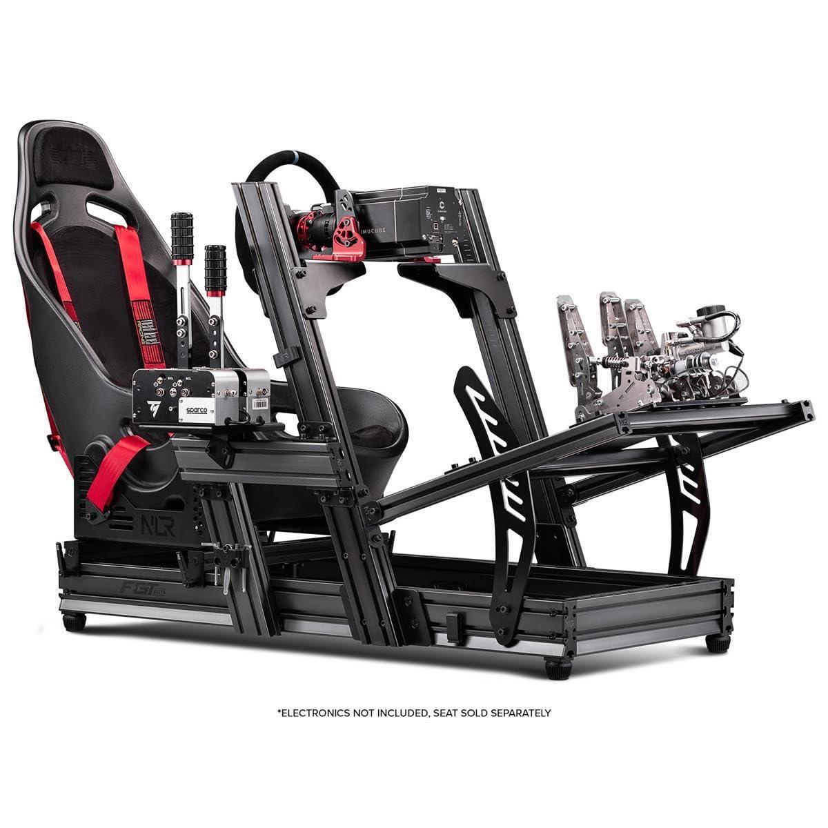 Next Level Racing F-GT Elite Formula & GT Aluminum Profile Simulator Cockpit - Front & Side Mount (NLR-E003)
