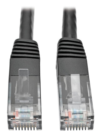 Tripp Lite Cat6 Cat5e Gigabit Molded Patch Cable RJ45 M/M 550MHz, 15 ft., Black