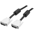 StarTech.com Dual Link DVI Cable - 15 ft - Male to Male - 2560x1600 - DVI-D Cable - Computer Monitor Cable - DVI Cord - Video Cable (DVIDDMM15),Black