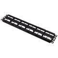 Panduit CPP48WBLY 48-Port Flat Patch Panel, Black