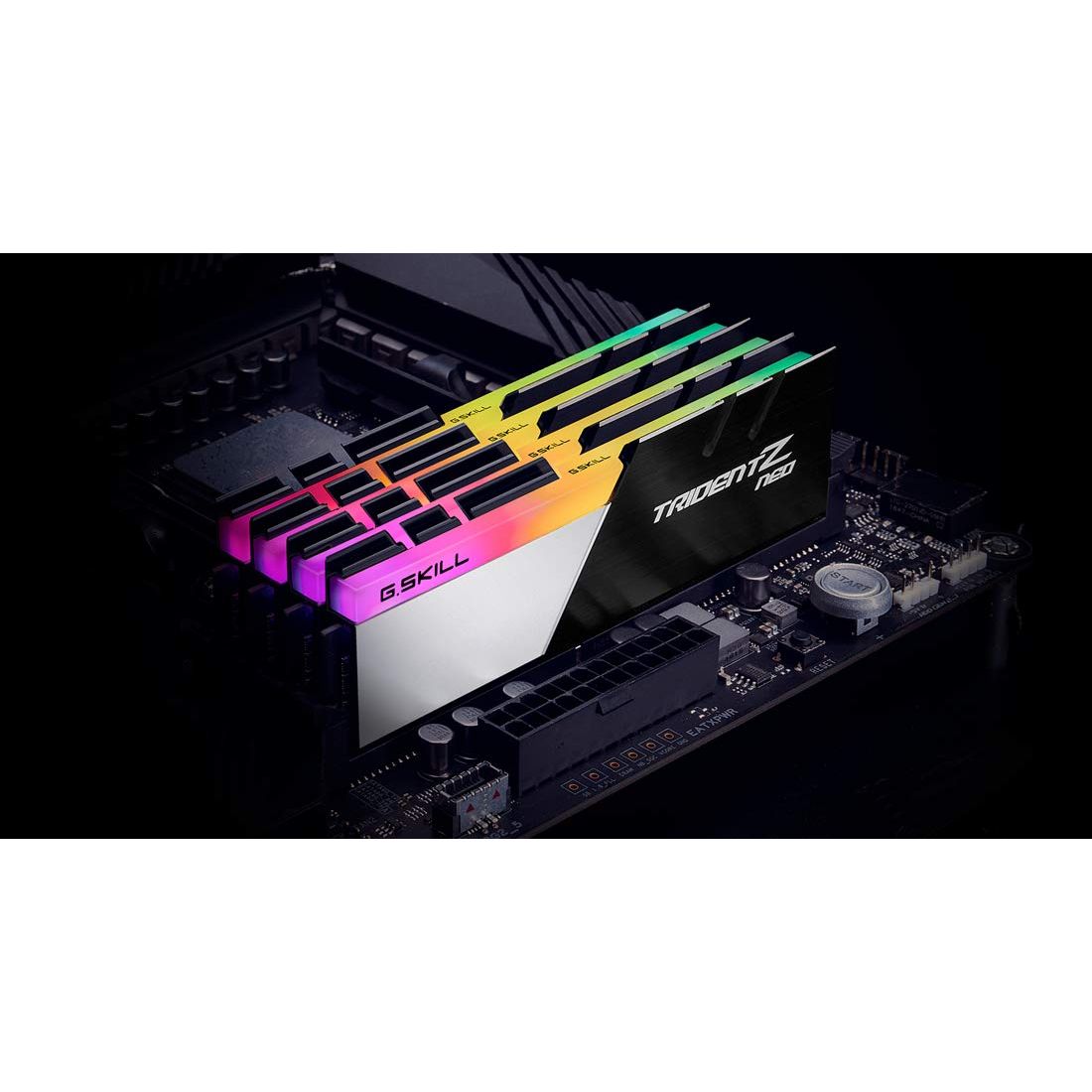G.SKILL Trident Z Neo Series (XMP) DDR4 RAM 64GB (4x16GB) 3600MT/s CL16-19-19-39 1.35V Intel AMD Desktop Computer Memory UDIMM (F4-3600C16Q-64GTZNC)
