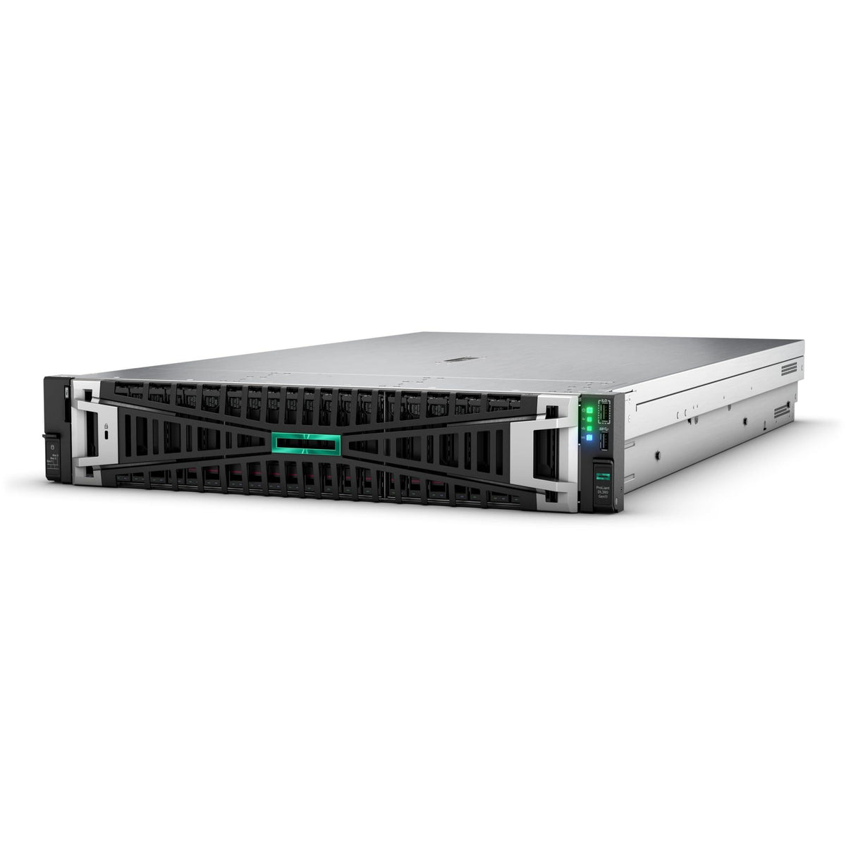 Hewlett Packard Enterprise ProLiant DL380 Gen11 Rack Server w/one Intel Xeon Silver 4514Y Processor, 2.0GHz 16c 1P 128GB‑R 8SFF MR408i‑o 2x480GB SSD 2x1000W PS (HPE Smart Choice P72982-005)
