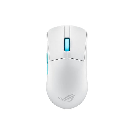 ASUS ROG Harpe Ace Aim Lab Wireless Esports Gaming Mouse Aim Lab Settings Optimizer, Pro-Tested, Right-Handed, 54g Lightweight, Tri-Mode Connectivity, 36K DPI, 90Hr Battery, PC/Mac Support - White