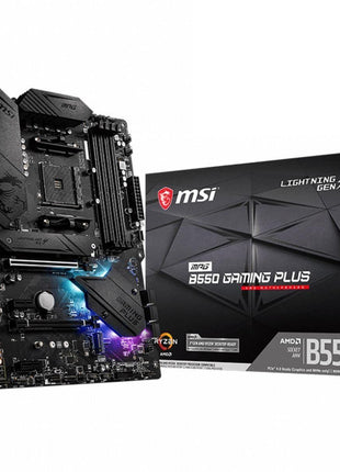 MSI MPG AMD B550 Gaming Plus Socket AM4 ATX DDR4-SDRAM Motherboard