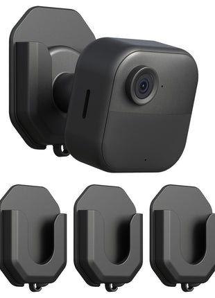 3 Pack Blink Camera No Drill No Screws Wall Mount Bracket for Blink Outdoor 4/Outdoor 2K+/Mini /Mini 2K+ /Indoor Camera, HBV Adhesive Mount