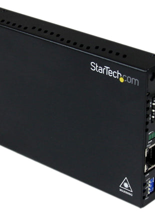 StarTech.com Gigabit Ethernet Fiber Media Converter with Open SFP Slot - Fiber to Ethernet Converter - Gigabit Ethernet Media Converter, TAA (ET91000SFP2)