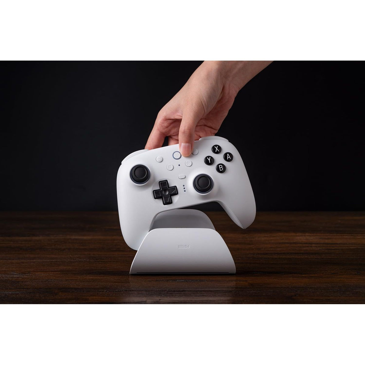 8Bitdo Ultimate 2 Bluetooth Controller for Switch/Switch 2 & Windows PC, Switch Pro Controller with TMR Joysticks, Switchable Hall Effect/Tactile Triggers, Vibration and Motion Control - White