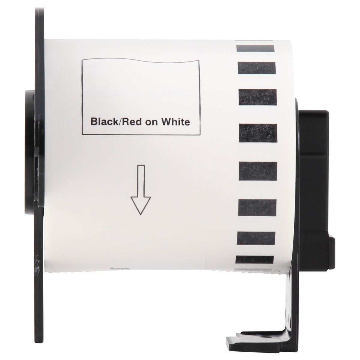 Brother Genuine DK-22513PK Continuous Length Replacement Labels, Black/Red Label on White Paper Tape, Engineered with Excellence, 2.4â€ x 50 feet, (3) Rolls per Box (DK22513PK)