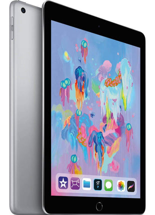 Apple iPad (6th Generation, 9.7-inch, 2018), 128GB, Wi-Fi, Space Gray (Renewed)