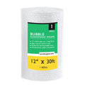 12 inch x 30 ft Bubble Cushioning Wrap, Perforated Every 12