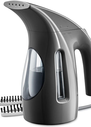 HiLIFE Steamer for Clothes, Portable Handheld Design, 240ml Big Capacity, 700W, Strong Penetrating Steam, Removes Wrinkle, for Home, Office(ONLY FOR 120V)-Black