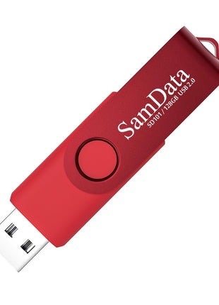 SamData 8GB USB Flash Drives 2 Pack 8GB Thumb Drives Memory Stick Jump Drive with LED Light for Storage and Backup (2 Colors: Black Blue)