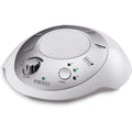 Homedics SoundSleep White Noise Sound Machine, Silver, Small Travel Sound Machine with 6 Relaxing Nature Sounds, Portable Sound Therapy for Home, Office, Nursery, Auto-Off Timer, by Homedics