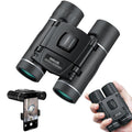 300x25 Binoculars for Adults and Kids, High Powered Mini Pocket Binoculars with Phone Adapter, Waterproof Compact Telescope for Bird Watching, Hunting, Concert, Theater, Opera, Traveling, Sightseeing