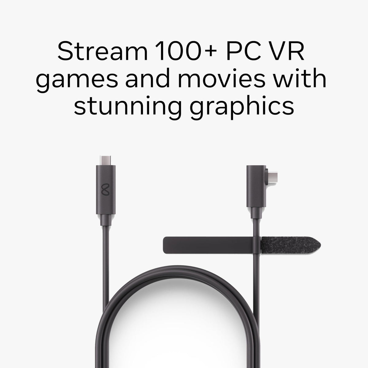 Meta Quest Link Cable - Virtual Reality Headset Cable for Quest - 16FT (5M) - PC VR